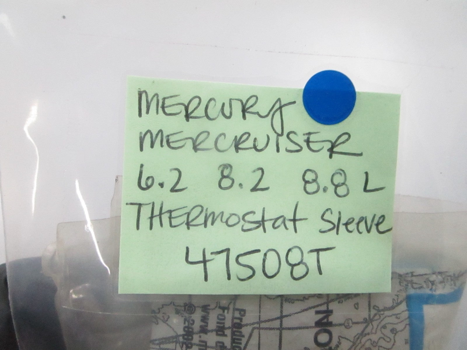 *NEW OEM* 0810 Mercury Mercruiser 6.2 8.2 8.8L Thermostat Sleeve 47508T
