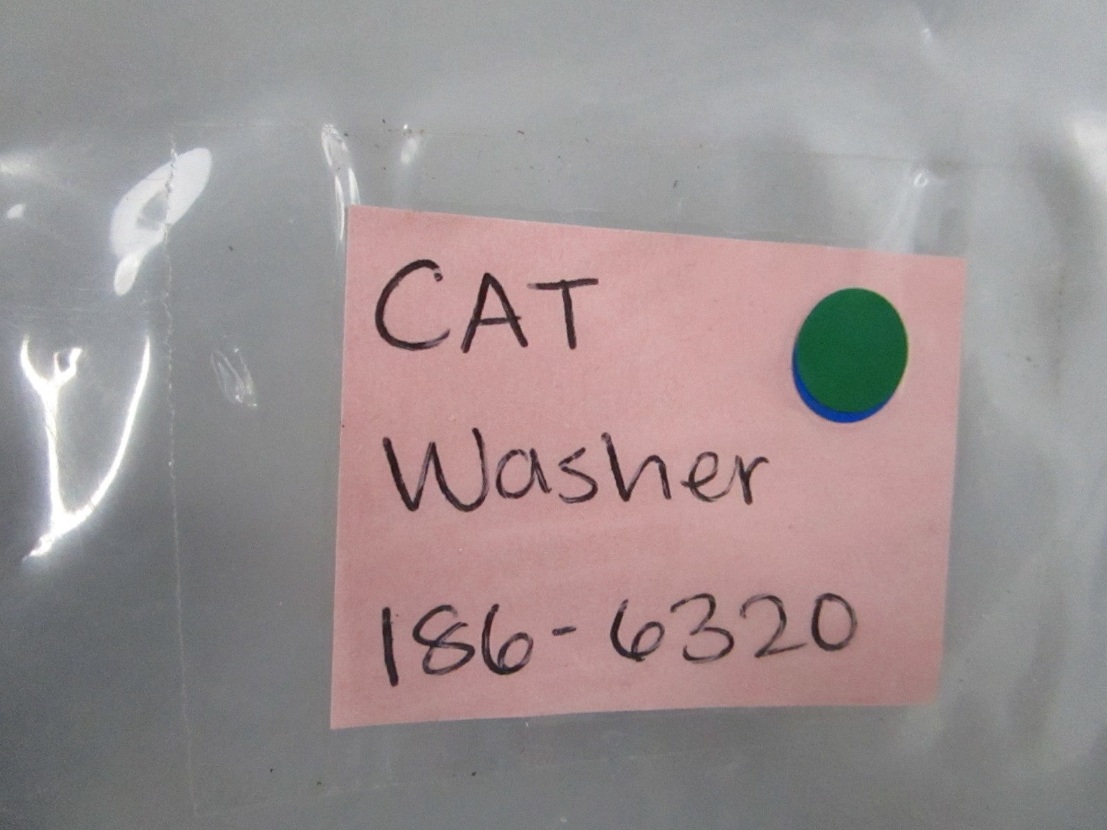 NEW OEM 186-6320 CAT Washer 0810