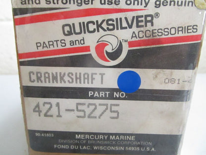 *NEW OEM* 0820 Mercury Quicksilver Crankshaft 421-5275