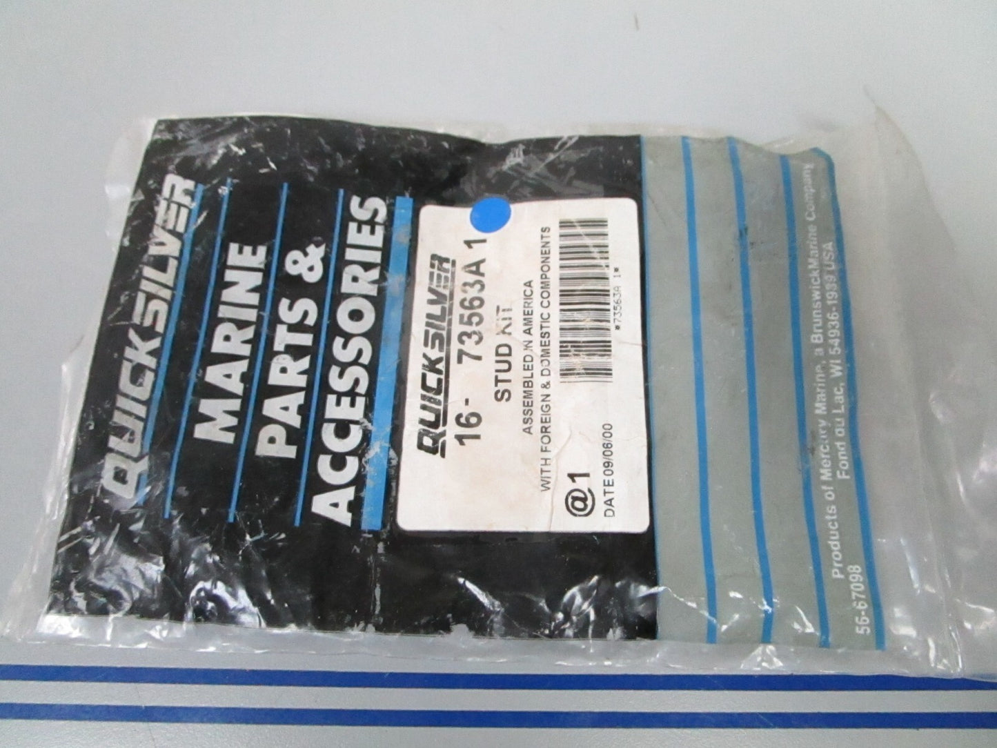 *NEW OEM* 0810 Mercury Quicksilver Stud Kit 16-73563A 1