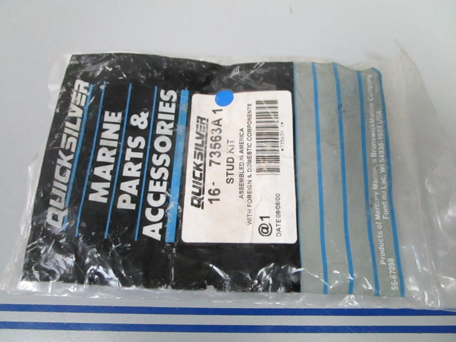 *NEW OEM* 0810 Mercury Quicksilver Stud Kit 16-73563A 1