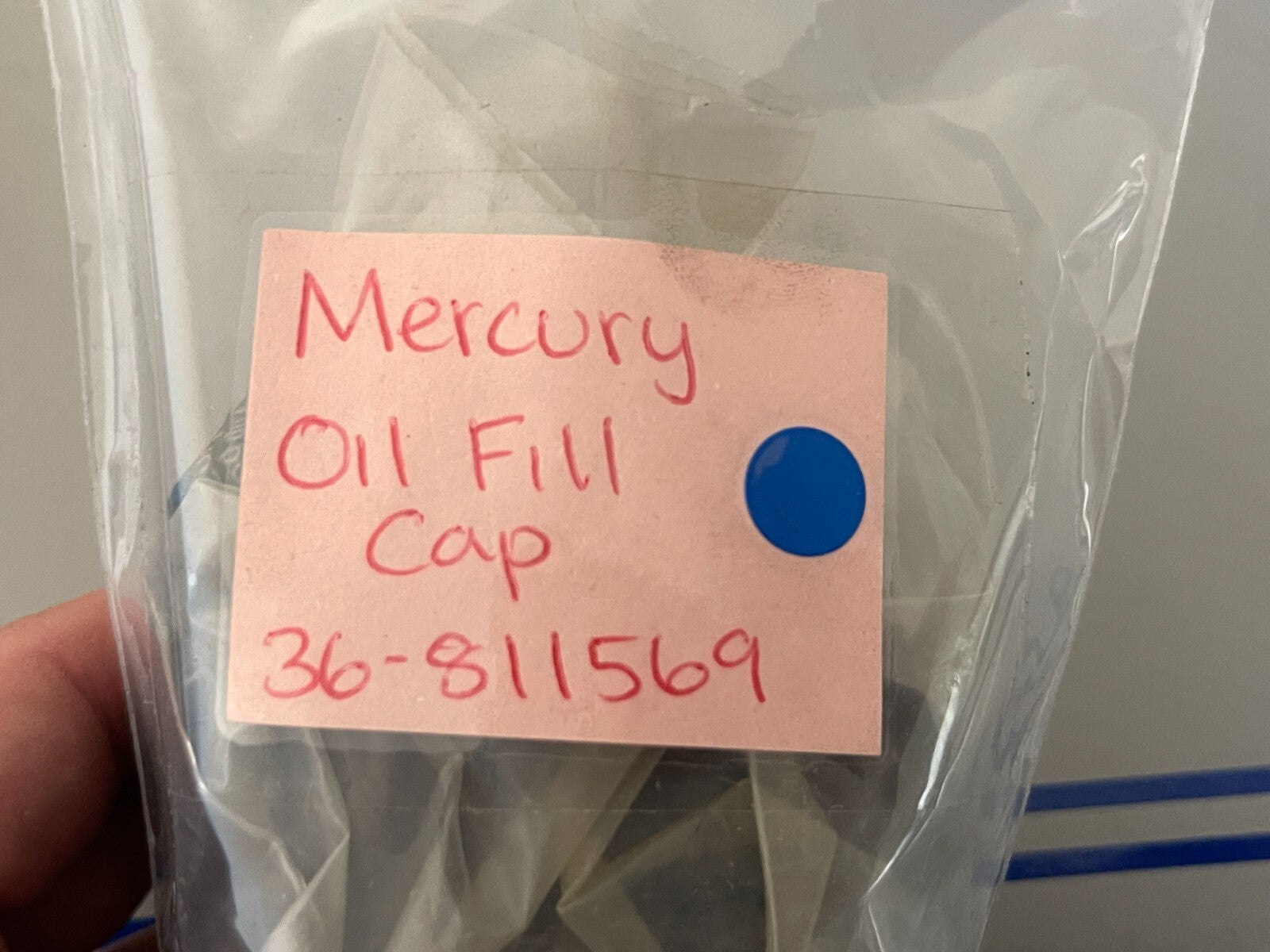 *NEW OEM* 0810 Mercury Quicksilver Oil Fill Cap 36-811569