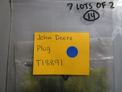 *NEW* (LOT OF 2) 0810 John Deere Plug T18891