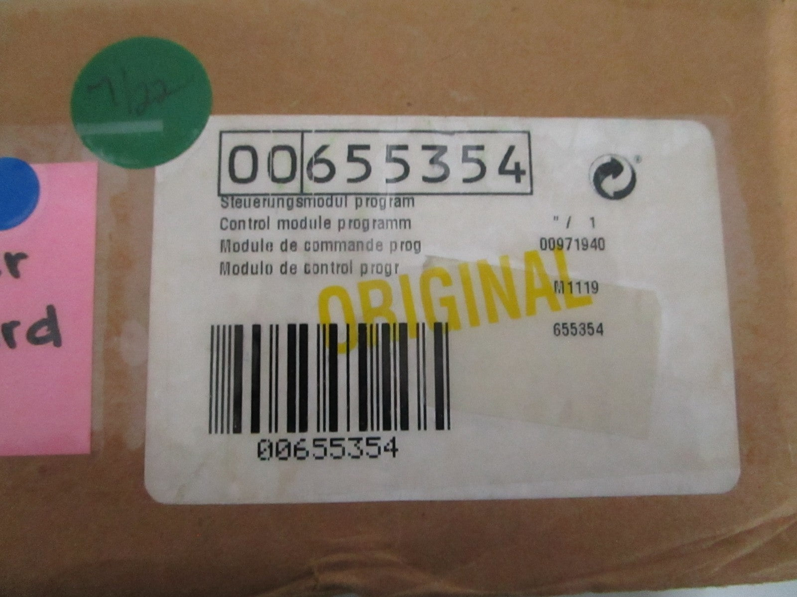 NEW OEM 00655354 Bosch Dishwasher Control Board 0820