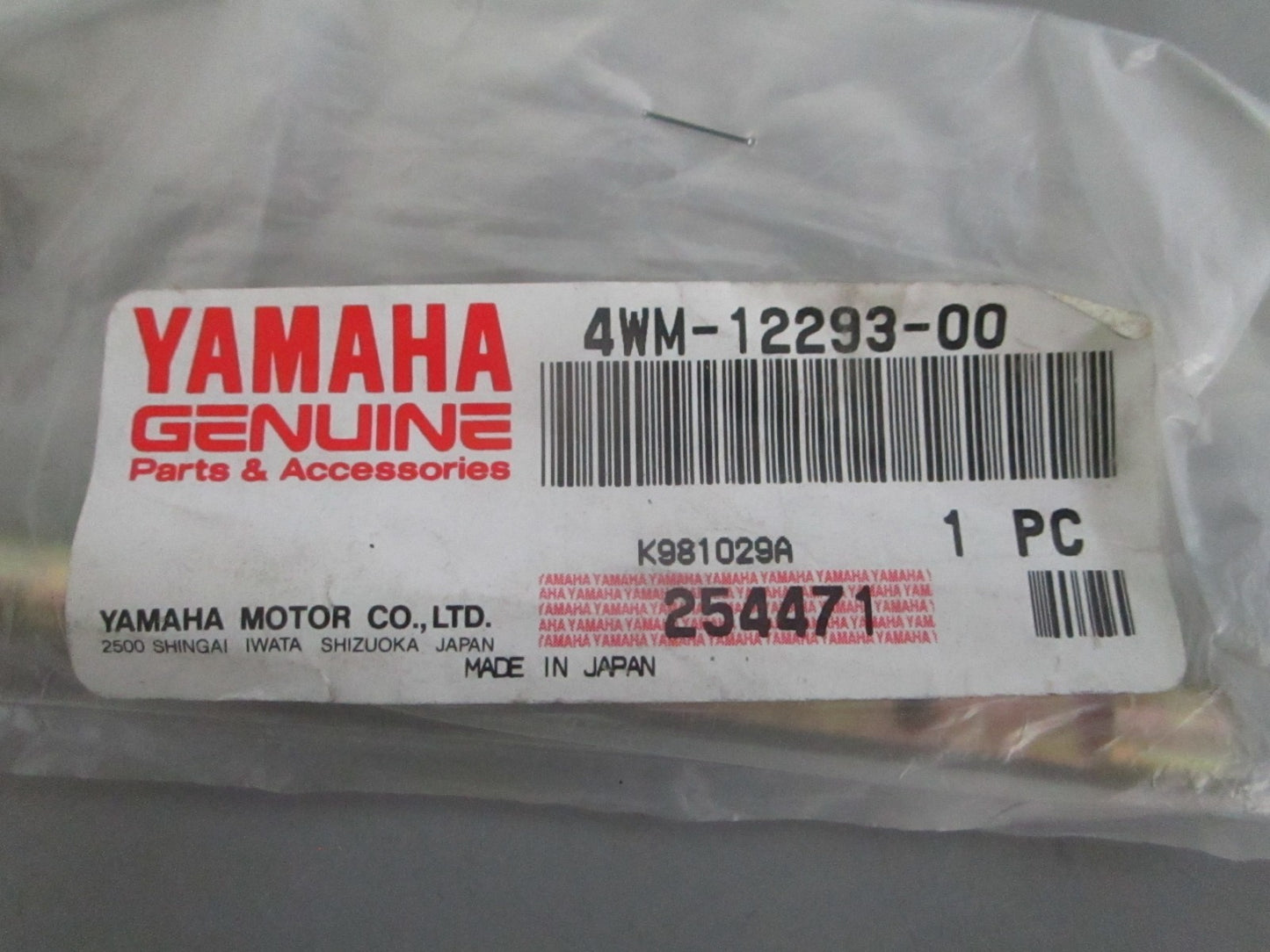NEW OEM 4WM-12293-00-00 Yamaha Decompression Connector 0820