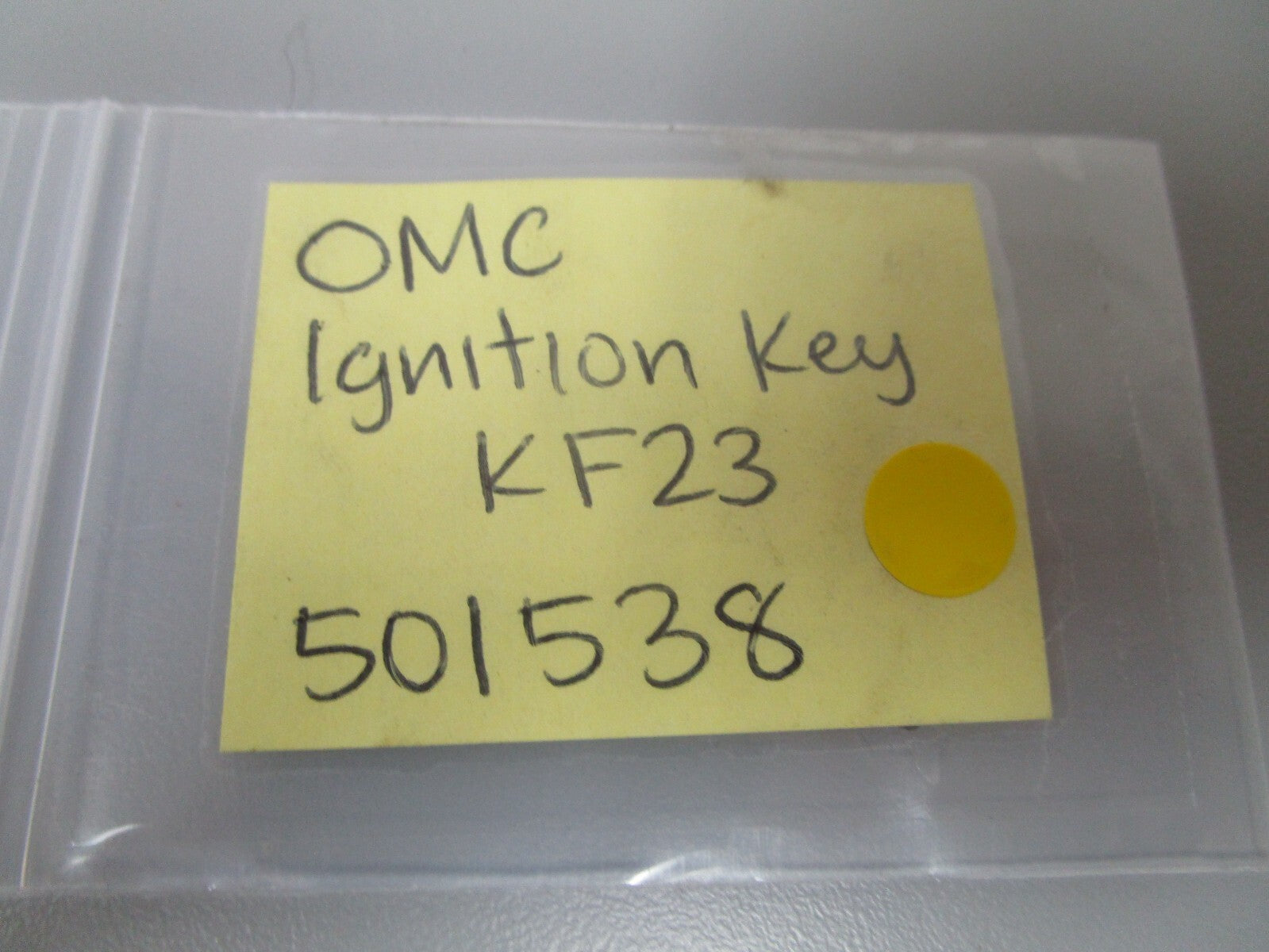 *NEW OEM* 0810 OMC Johnson Evinrude Ignition Key KF23 501538 0501538
