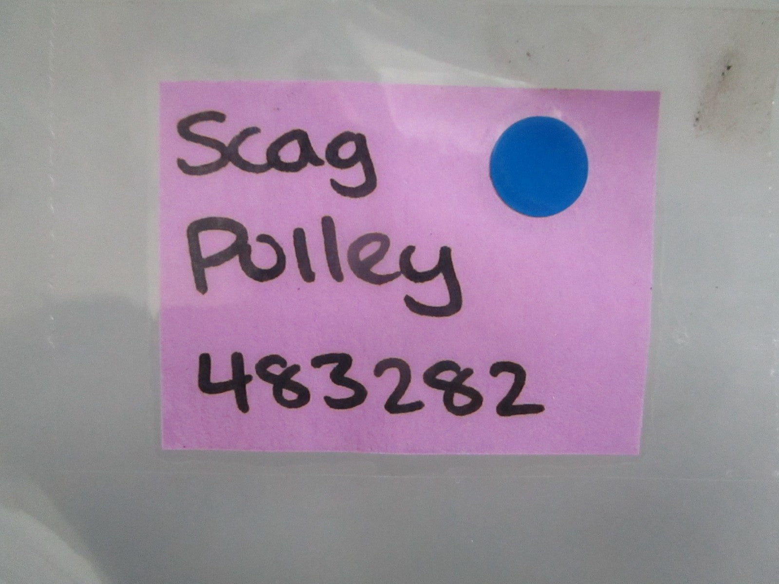 NEW OEM 483282 Scag Pulley 0820