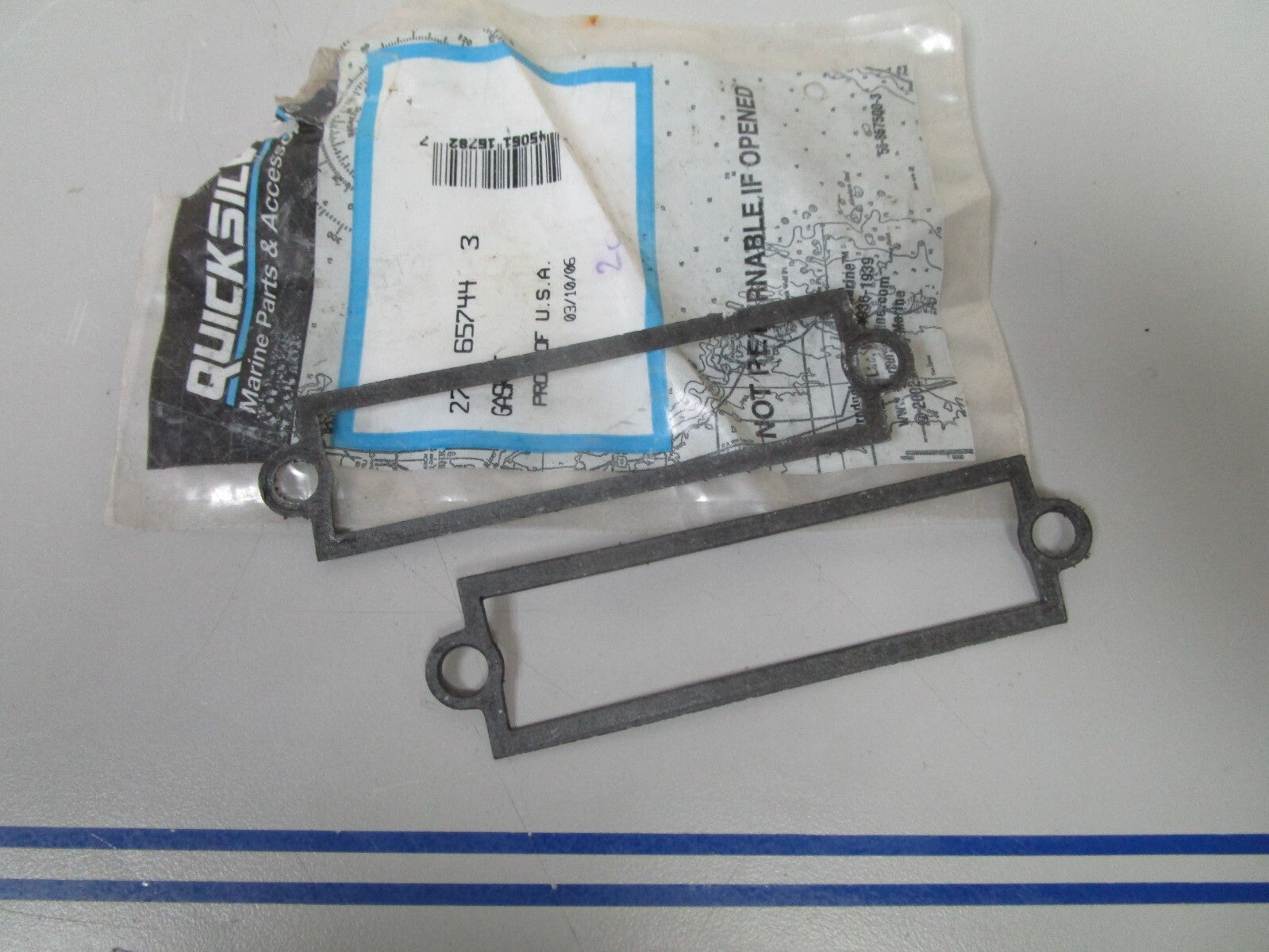 *NEW OEM* (LOT OF 2) 0810 Mercury Quicksilver Gasket 27-65744 3