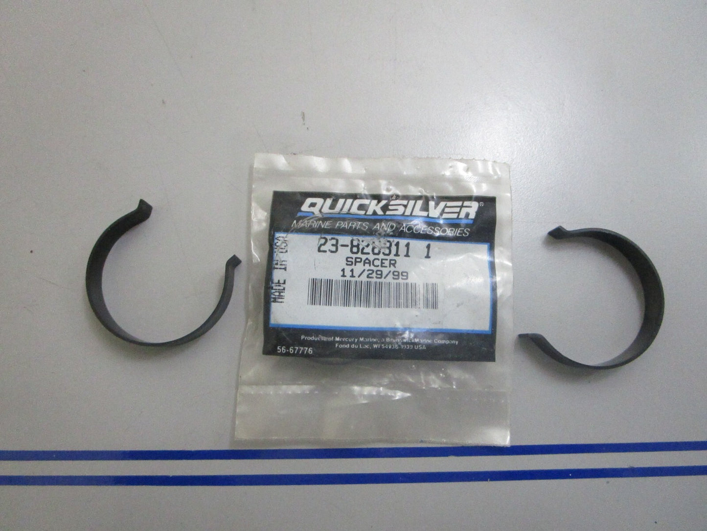 *NEW OEM* (LOT OF 2) 0810 Mercury Quicksilver Spacer 23-828311 1
