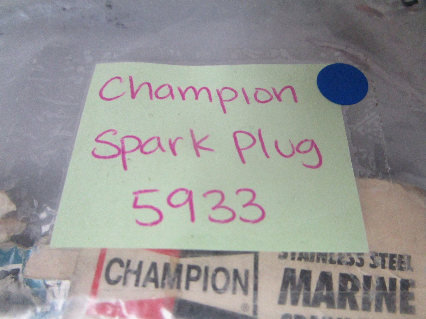*NEW* (LOT OF 2) 0810 Champion Spark Plug 5933