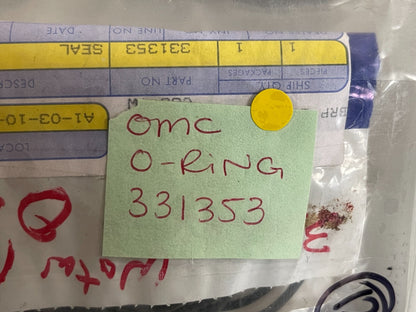 *NEW OEM* (LOT OF 2) 0810 OMC Johnson Evinrude O-Ring 331353 0331353
