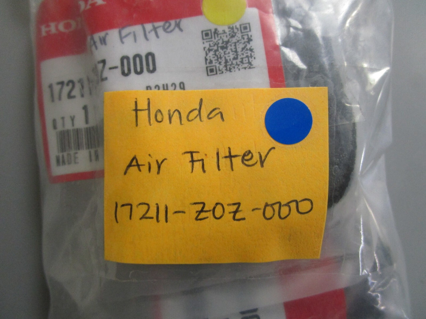 *NEW OEM* (LOT OF 2) 0810 Honda Air Filter 17211-Z0Z-000