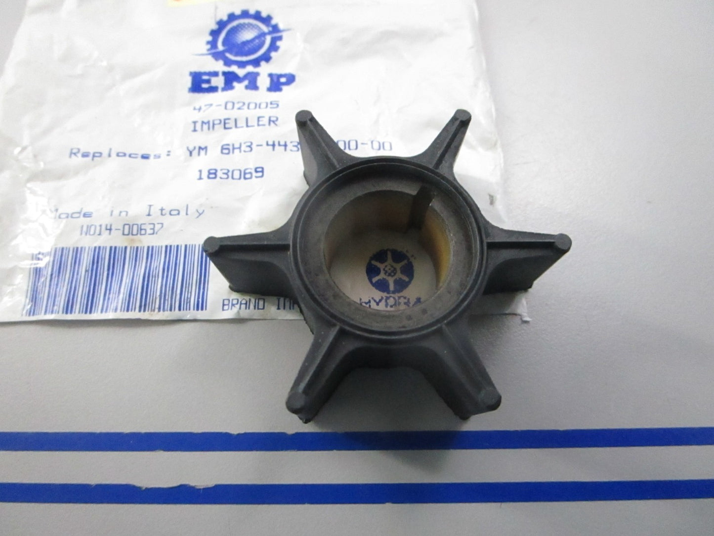 NEW 47-02005 Replaces: Yamaha 6H3-44352-00-00 EMP Impeller 0810
