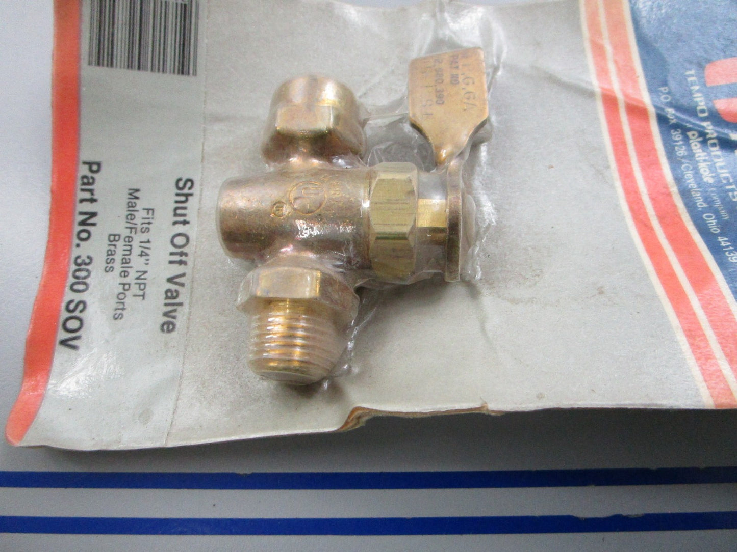NEW 300SOV Tempo Shut Off Valve 0810