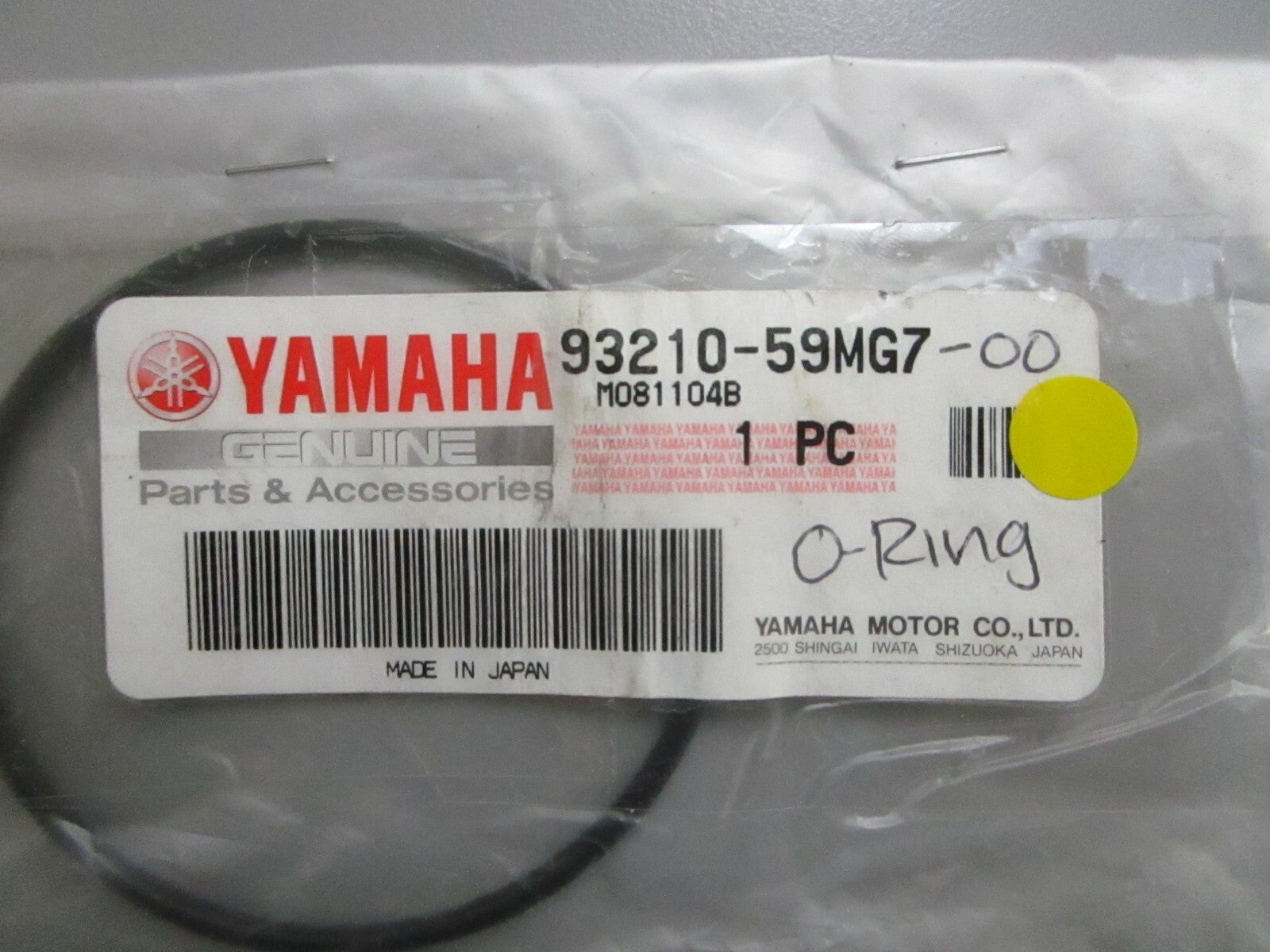 *NEW OEM* 0810 Yamaha O-Ring 93210-59MG7-00