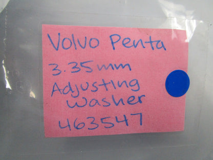 NEW OEM (LOT OF 2) 463547 Volvo Penta 3.35mm Adjusting Washer 0810
