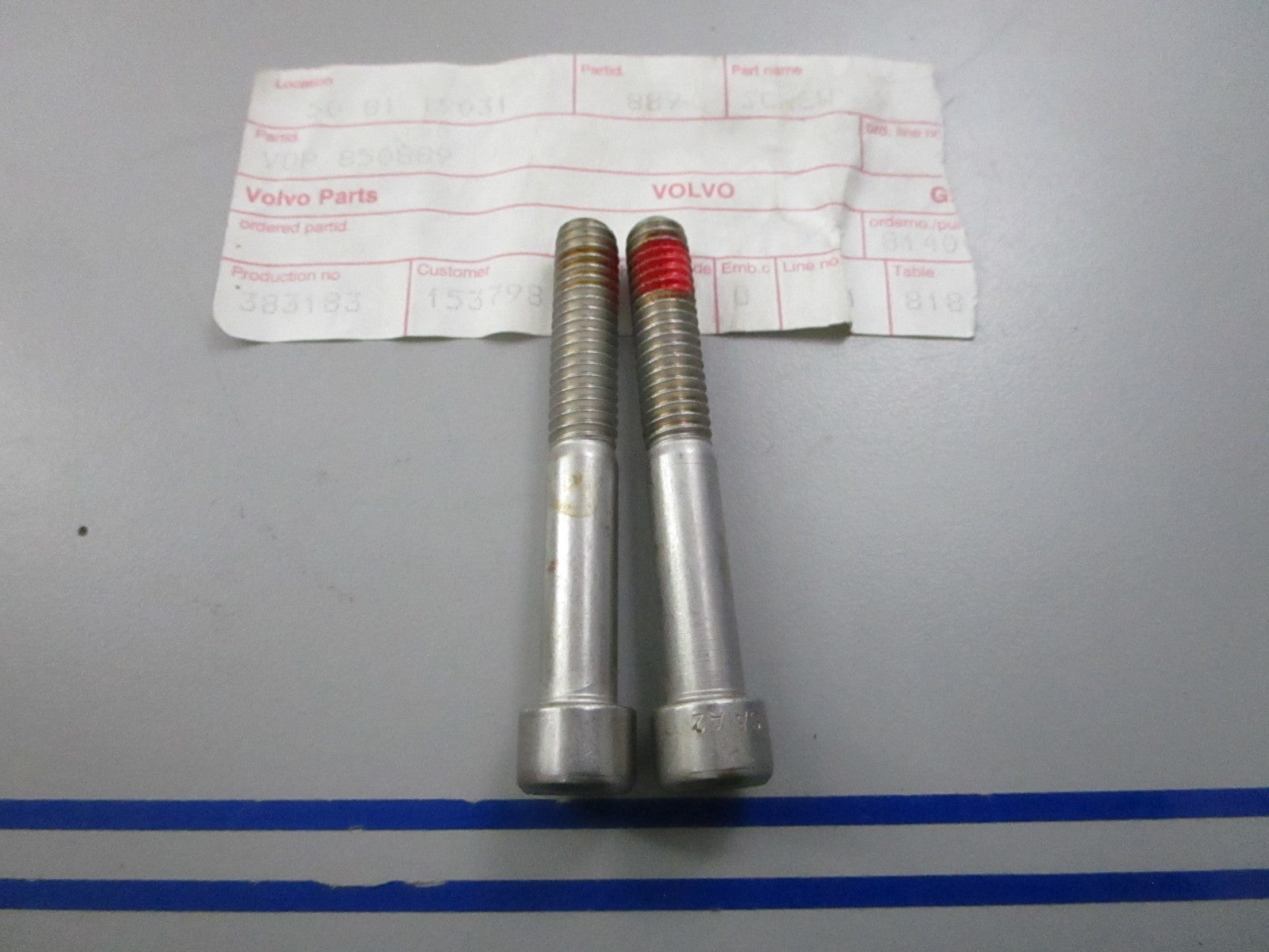 NEW OEM (LOT OF 2) 850889 Volvo Penta Screw 0810