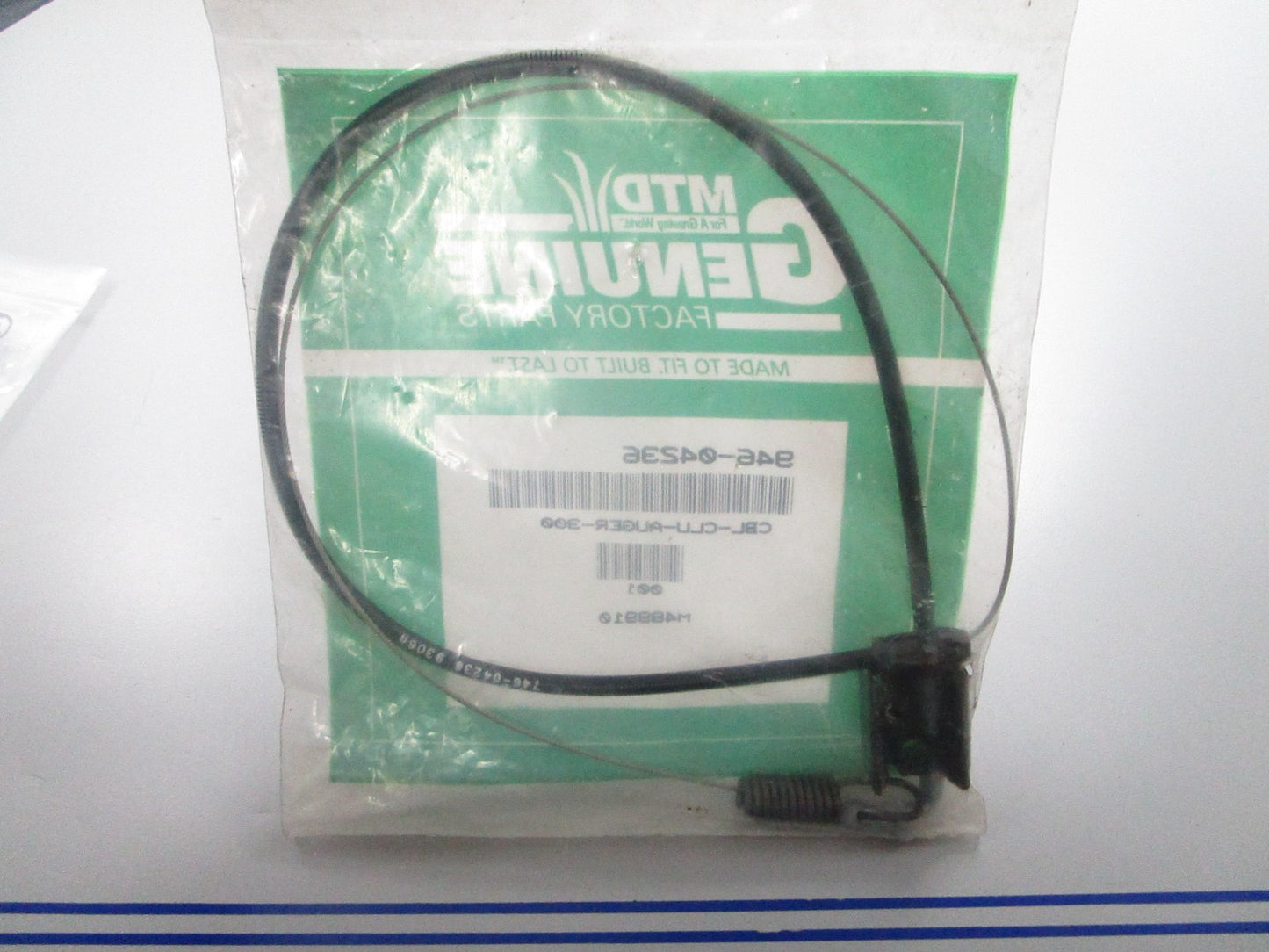 *NEW OEM* 0810 MTD Auger Clutch Cable 946-04236