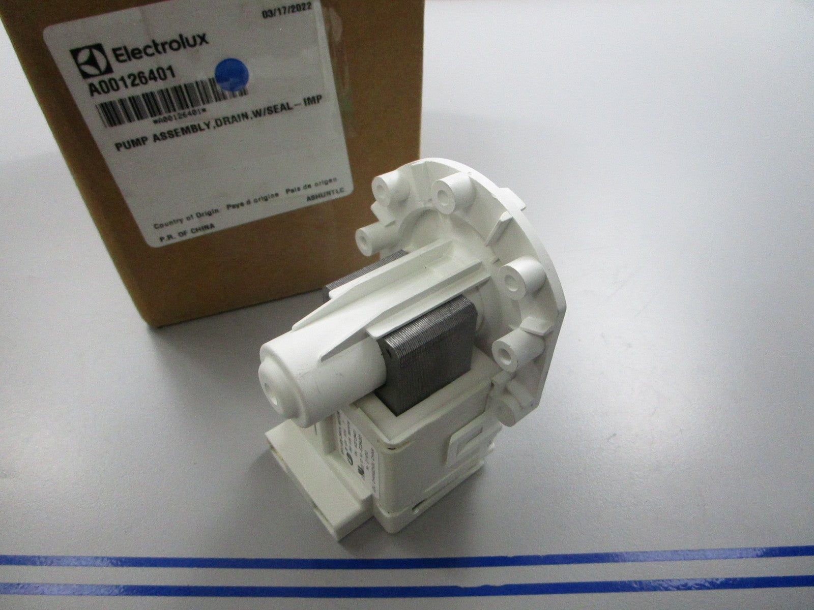 *NEW OEM* 0720 Electrolux Dishwasher Drain Pump & Seal Assembly A00126401
