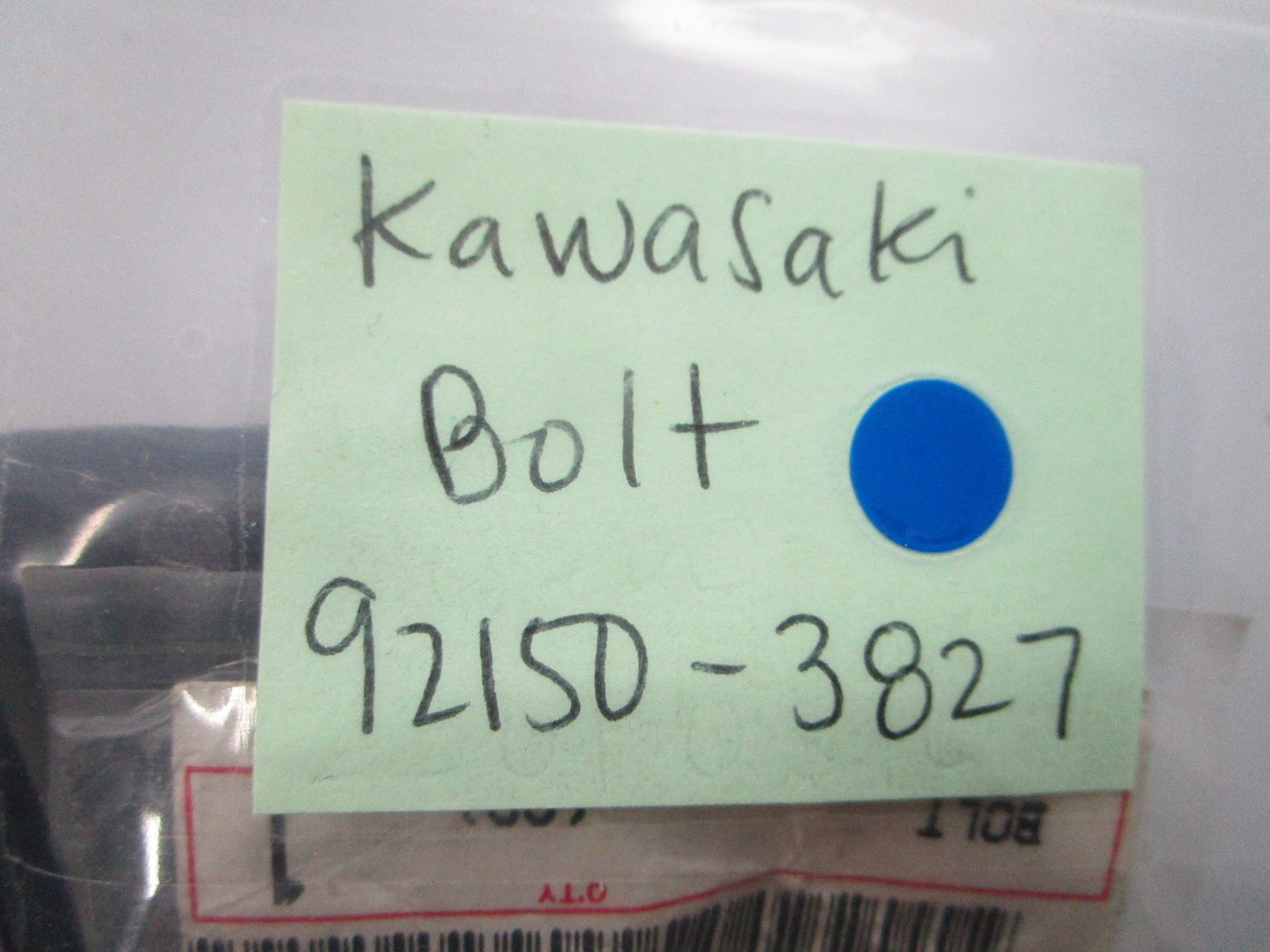 NEW OEM Kawasaki 92150-3827 Bolt 0810