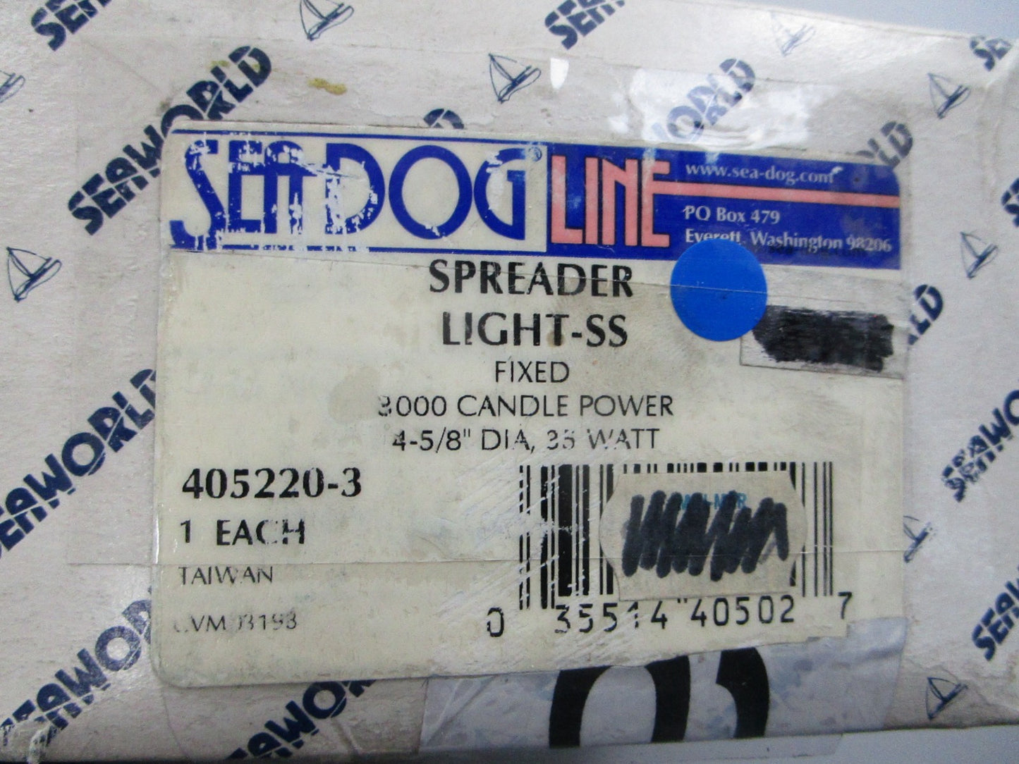 NEW 405220-3 Sea-Dog Spreader SS Light 0810