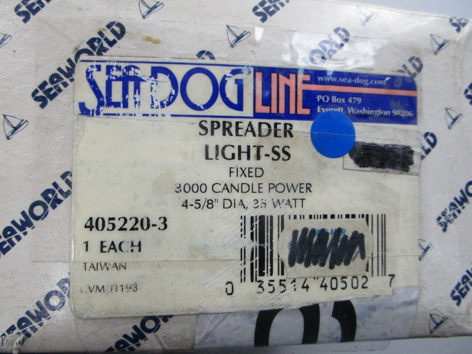 NEW 405220-3 Sea-Dog Spreader SS Light 0810