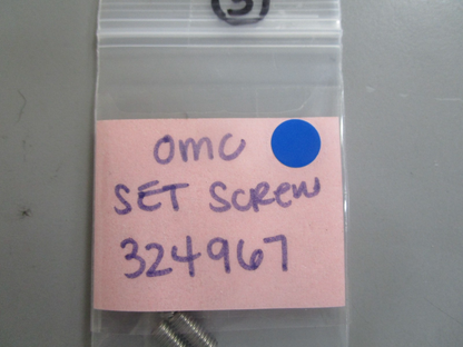 *NEW OEM* 0770 OMC Johnson Evinrude Set Screw 324967 0324967