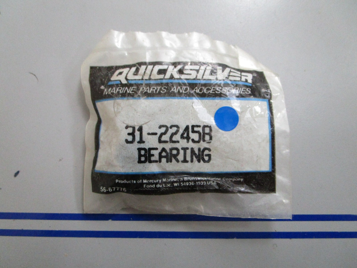 *NEW OEM* 0720 Mercury Quicksilver Bearing 31-22458