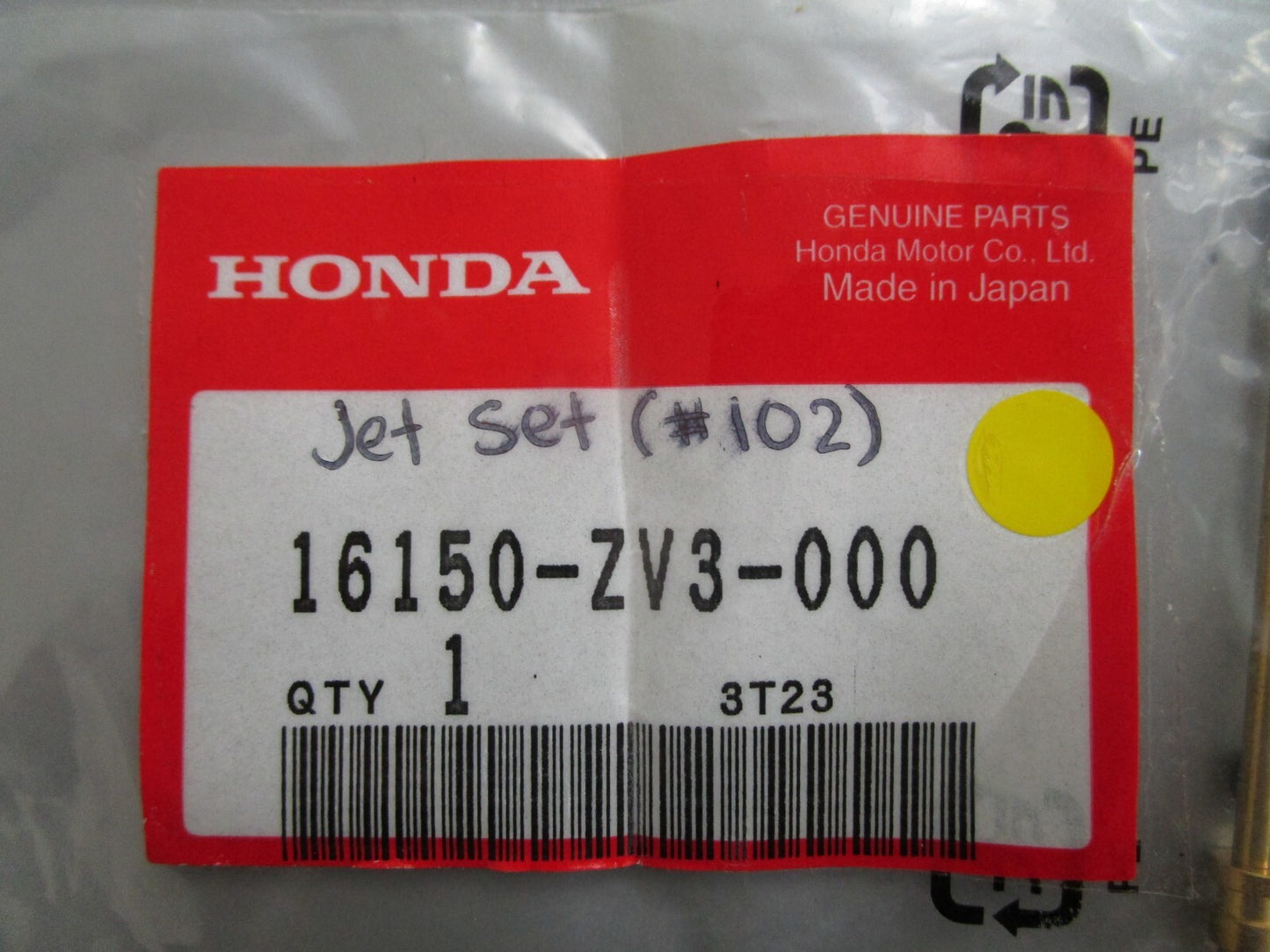 *NEW OEM* 0810 Honda Jet Set (#102) 16150-ZV3-000