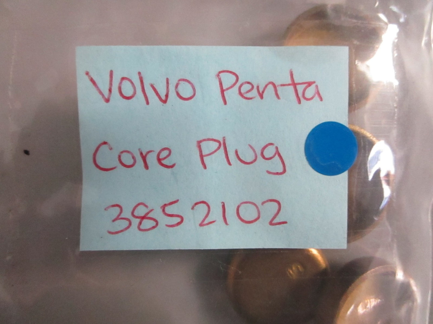 NEW OEM 3852102 Volvo Penta Core Plug 0820