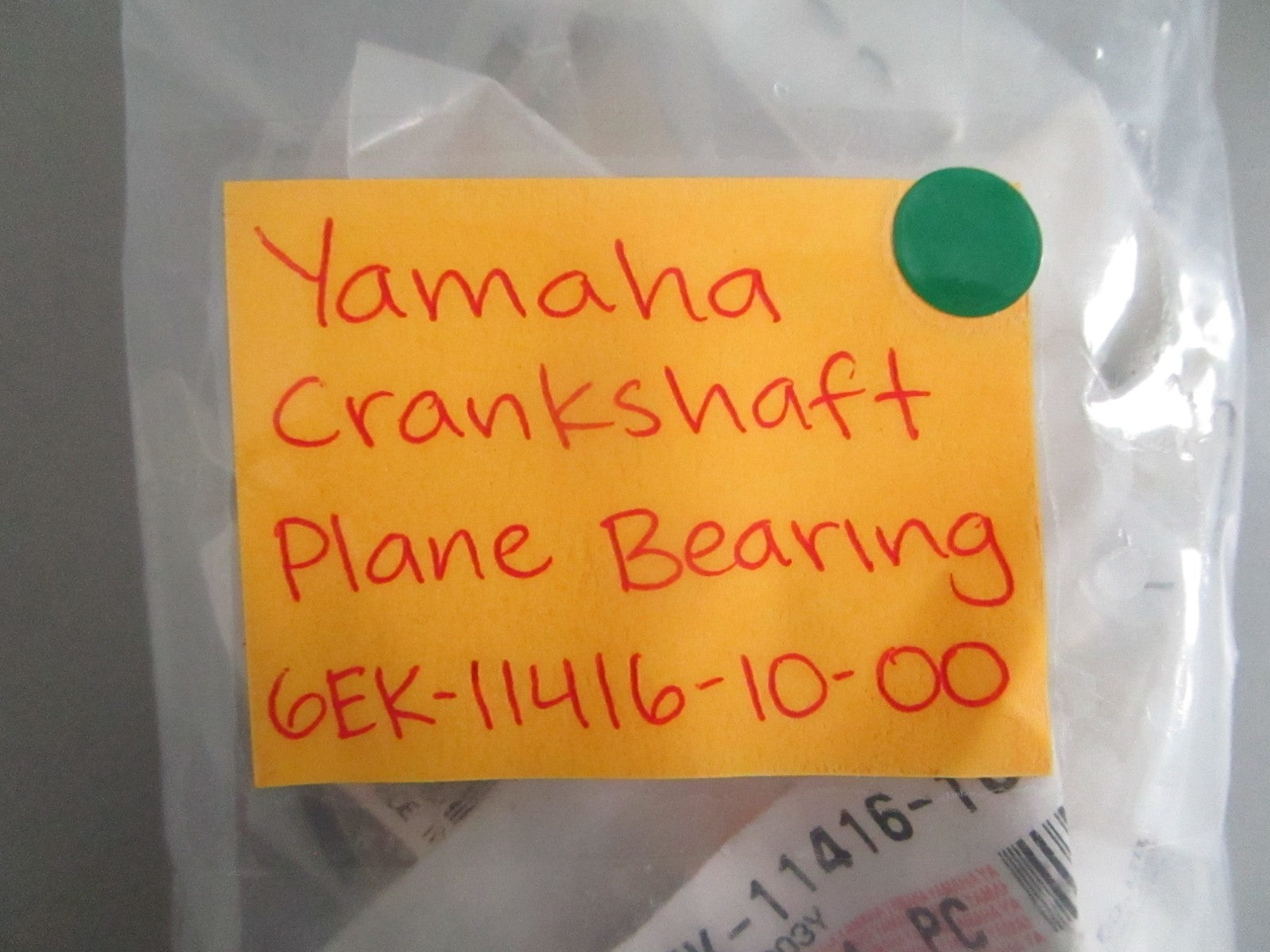 NEW OEM 6EK-11416-10-00 Yamaha Crankshaft Plane Bearing 0820