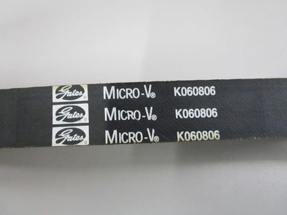 Gates K060806 Micro-V Serpentine Belt 6-Rib 80.58in NEW 0810