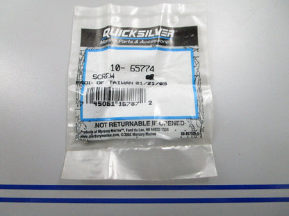 *NEW OEM* (LOT OF 2) 0810 Mercury Quicksilver Screw 10-65744
