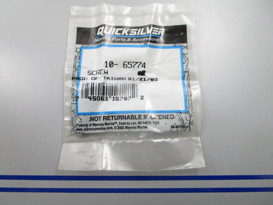 *NEW OEM* (LOT OF 2) 0810 Mercury Quicksilver Screw 10-65744