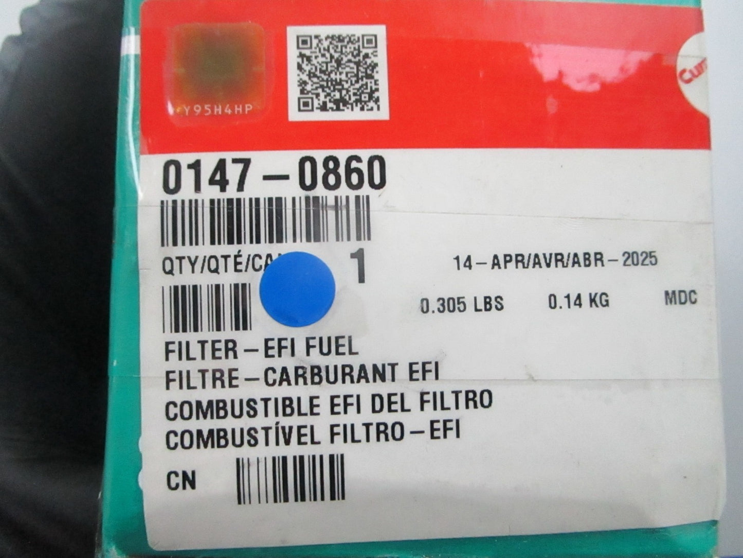 *NEW OEM* 0810 Onan EFI Fuel Filter 0147-0860