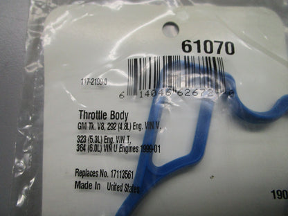 *NEW* 0810 Fel-Pro Throttle Body Gasket 61070