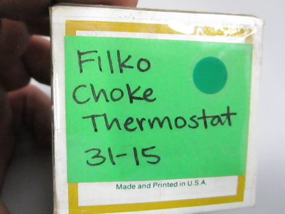 NEW 31-15 Filko Choke Thermostat 0810