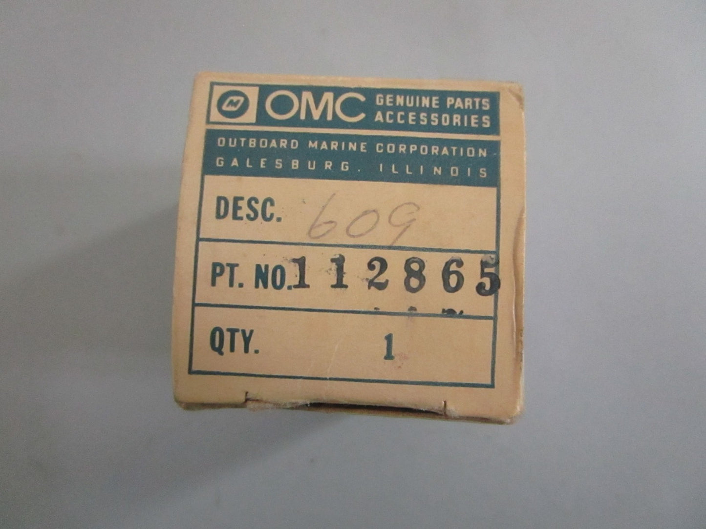 NEW OEM 112865 0112865 OMC Johnson Evinrude Shifter 0820