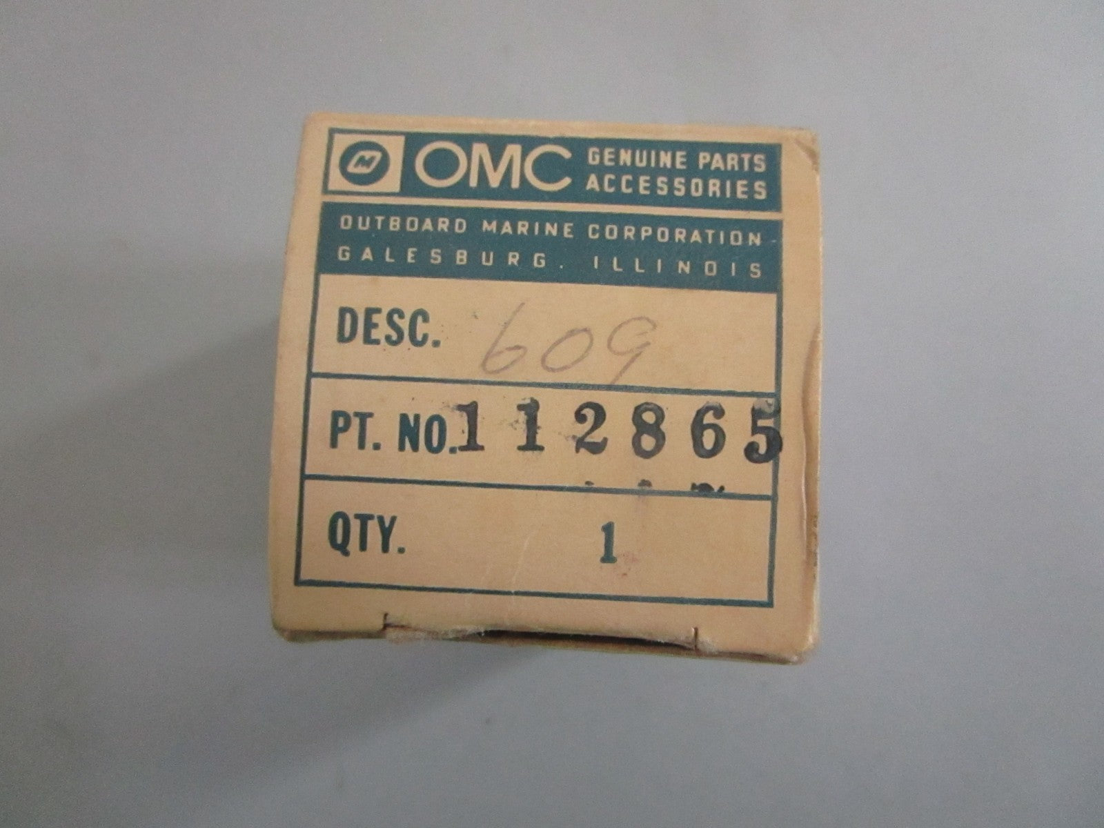 NEW OEM 112865 0112865 OMC Johnson Evinrude Shifter 0820