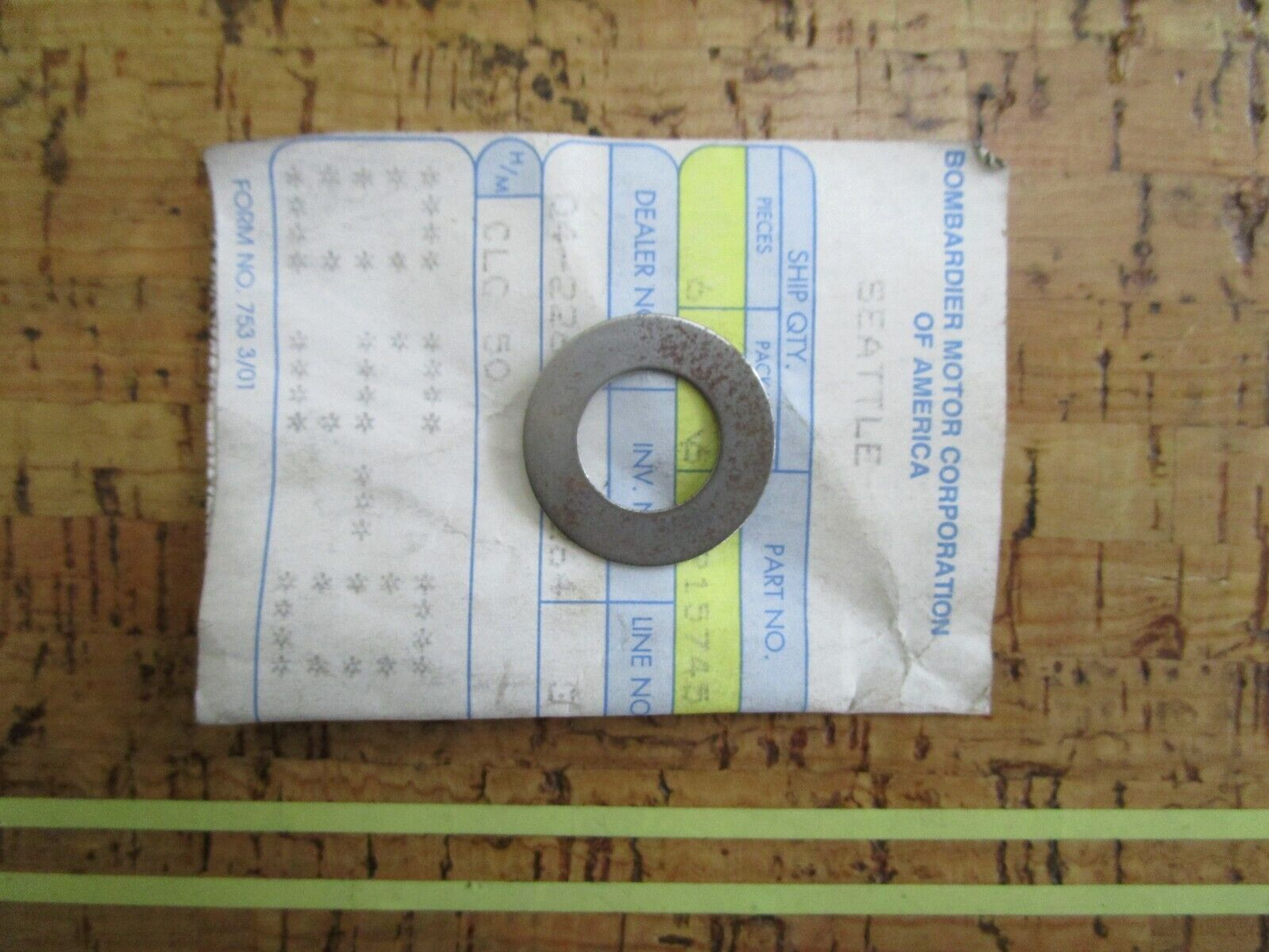 *NEW OEM* 0810 OMC Johnson Evinrude Washer 915745 0915745