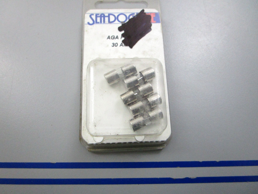 NEW (LOT OF 5) 444030-1 Sea-Dog 30 AMP AGC Fuse 0810