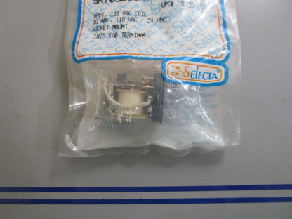 *NEW* 0810 Selecta Switch DPDT 120 VAC Relay SR70S200A7
