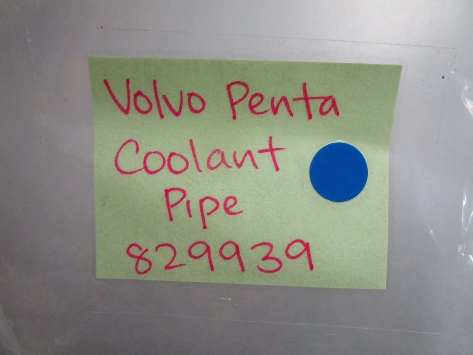 *NEW OEM* 0820 Volvo Penta Coolant Pipe 829939