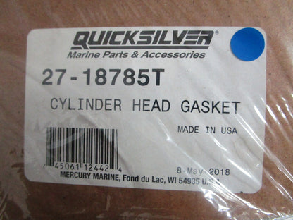 NEW OEM 27-18785T Mercury Quicksilver Cylinder Head Gasket 0820