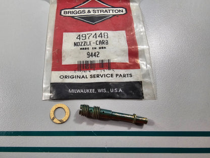 NEW OEM 497448 Briggs & Stratton Carb Nozzle 0810