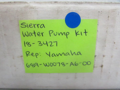 NEW 18-3427 Sierra Water Pump Kit Rep: 689-W0078-A6-00 Yamaha 0820