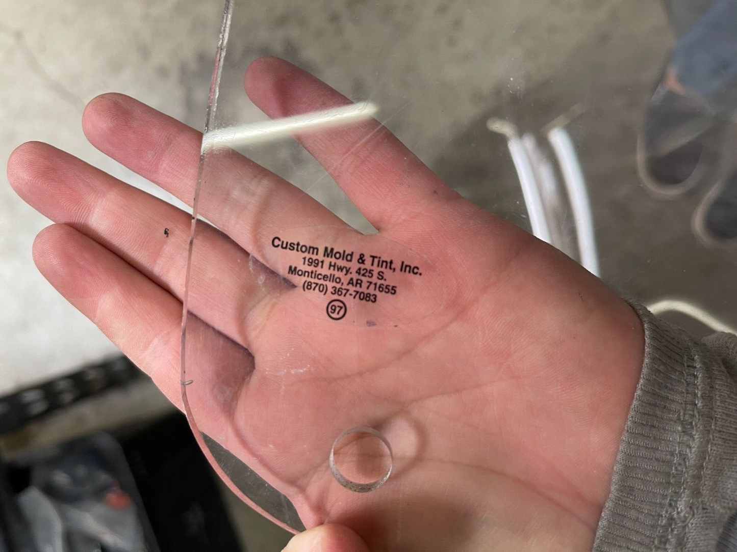 *NEW* 0720 Marine Curved Custom Windshield