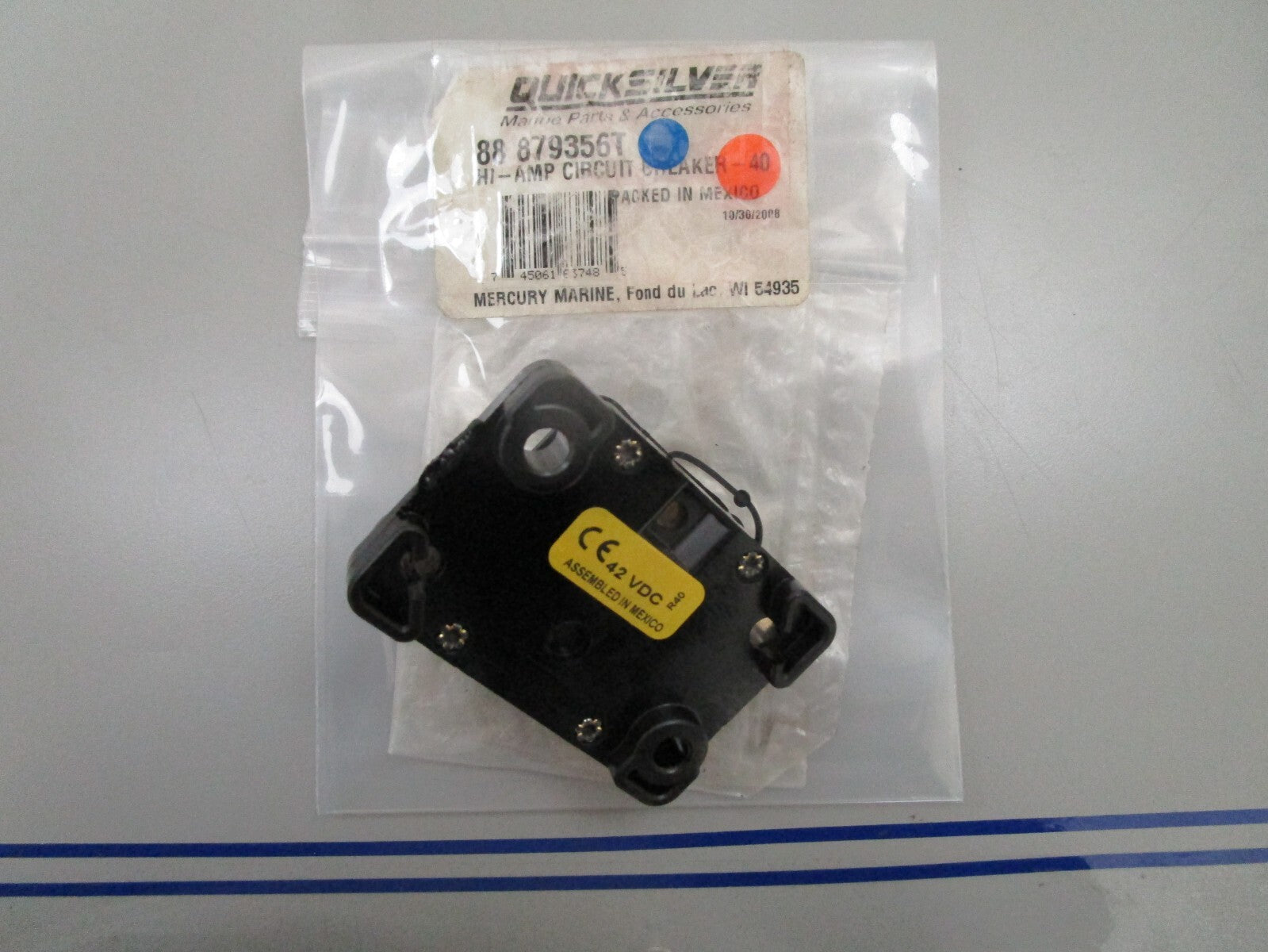 *NEW OEM* 0810 Mercury Quicksilver Hi-Amp Circuit Breaker 88-879356T