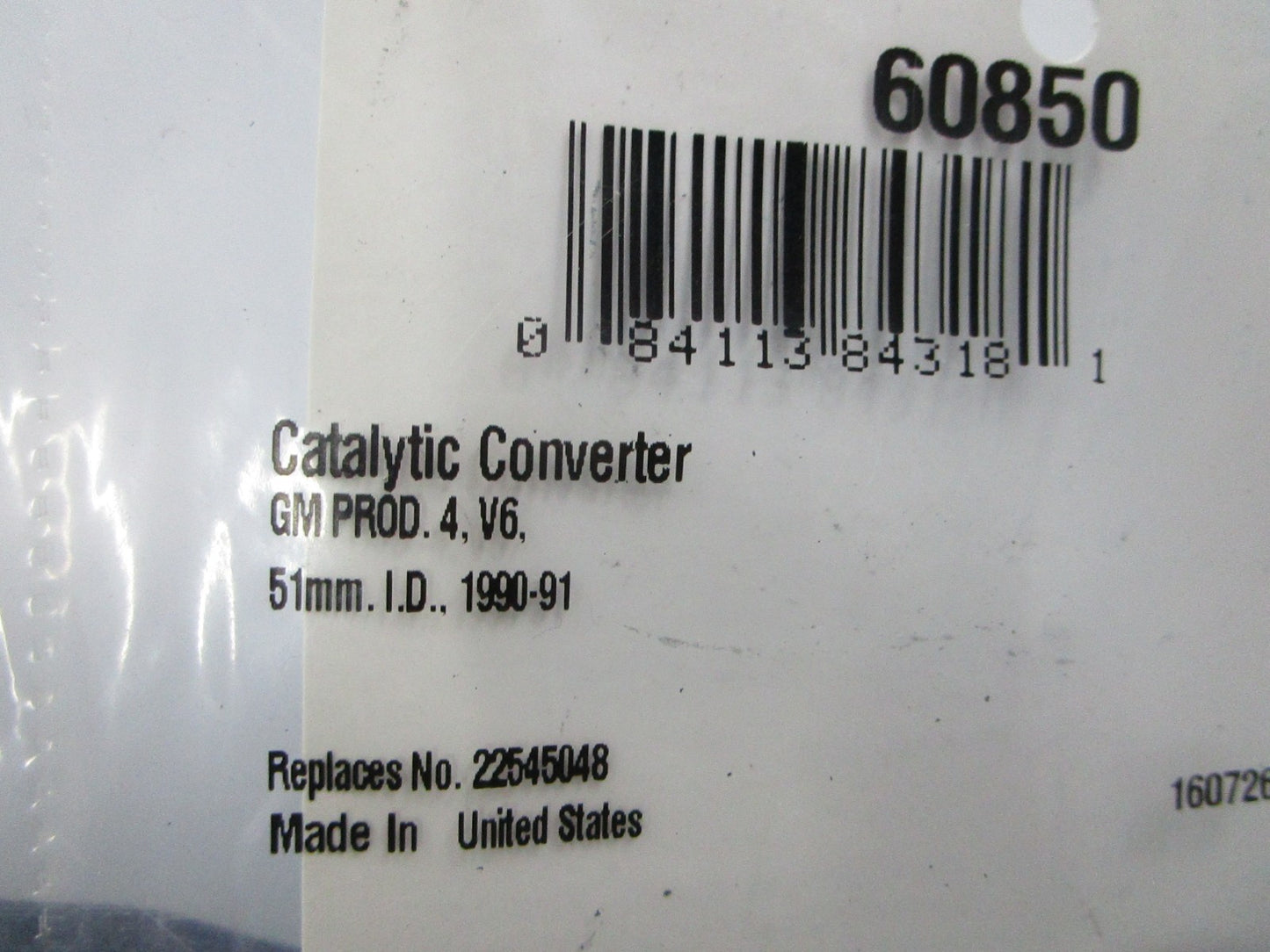 *NEW* 0810 Fel-Pro Gasket 60850