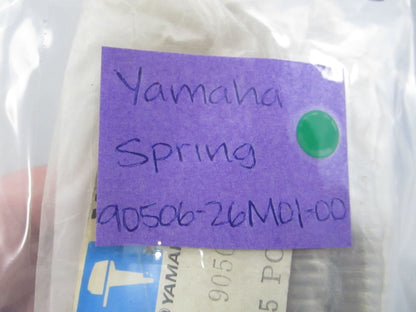 NEW OEM (LOT OF 3) 90506-26M01-00 Yamaha Spring 0810